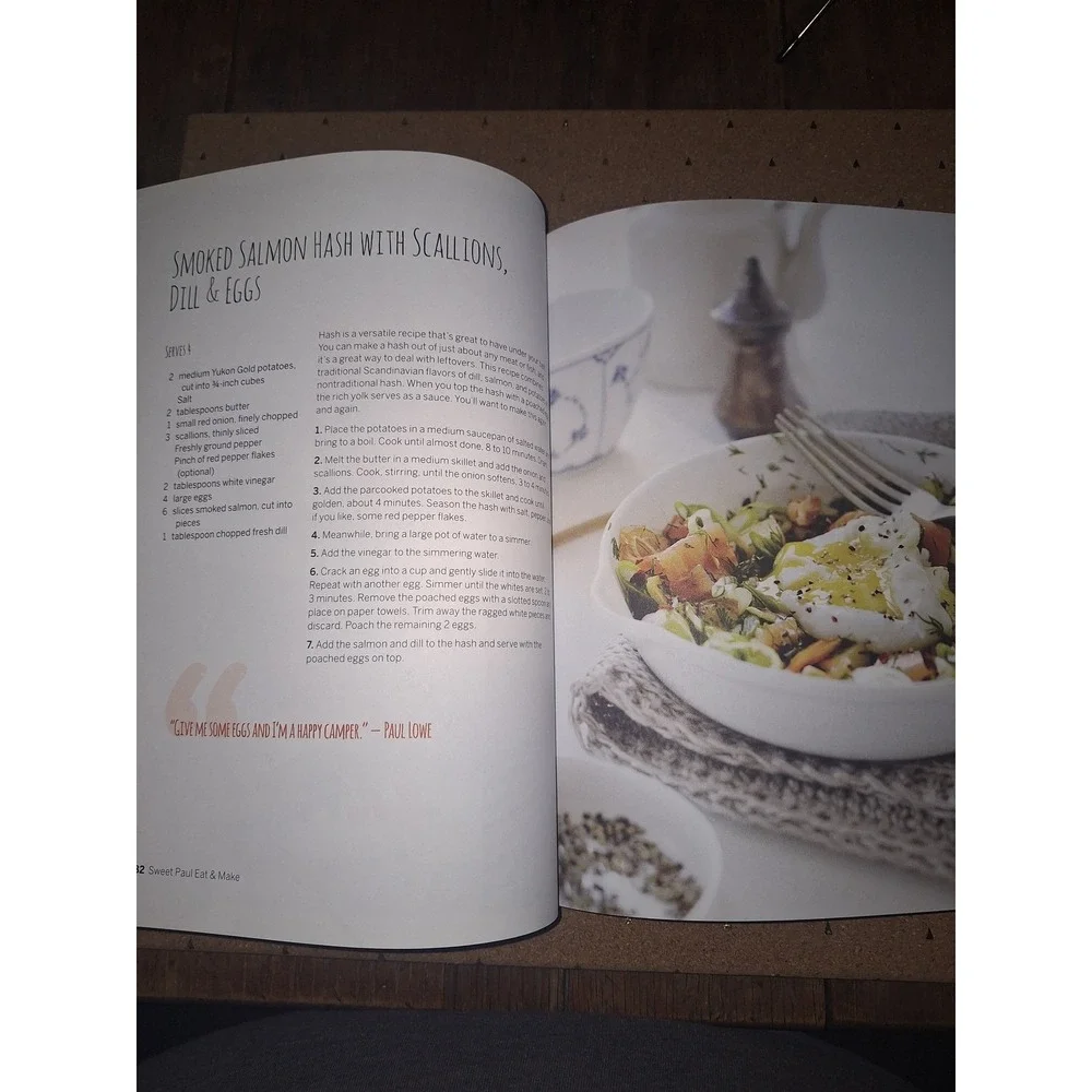Sweet Paul Eat & Make Cookbook by Paul Lowe Hardcover Recipes Kitchen Crafts DIY